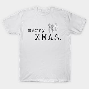 Simple Merry Xmas T-Shirt